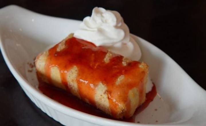 Deep-Fried Strawberry Cheesecake
