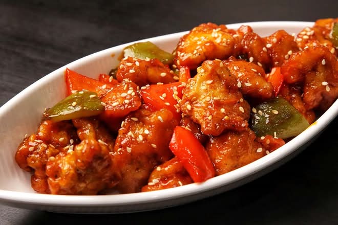 Chilli Chicken / Poulet Chilli