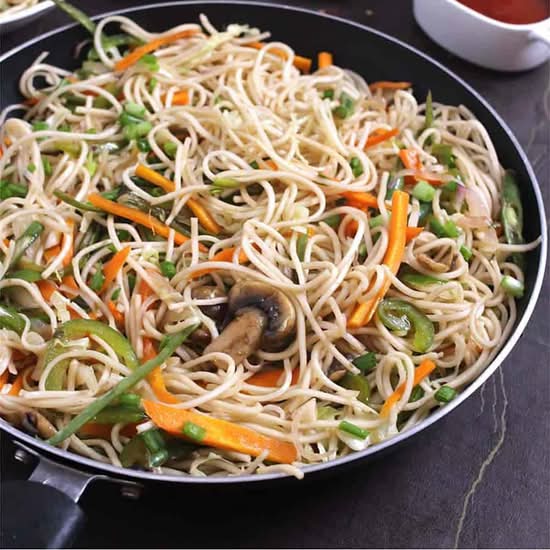 Hakka Noodles / Nouilles Hakka