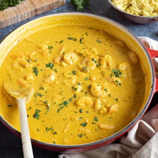 Shrimp Korma / Korma aux crevettes