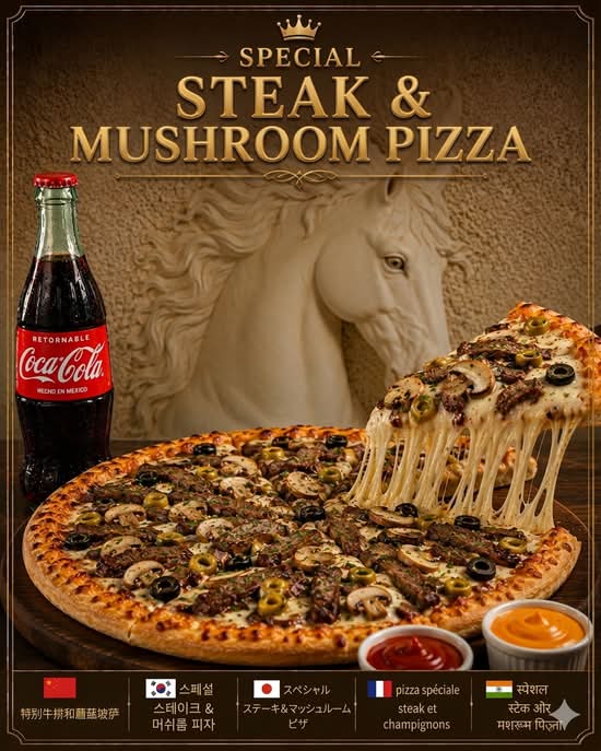 Prime Steak Pizza