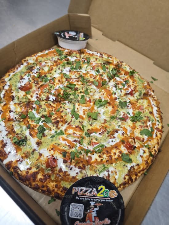 Samosa Chaat Pizza