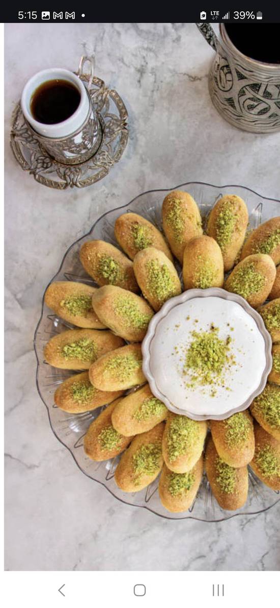 Pistachio Karabige (1 piece) /served without pistachio on top