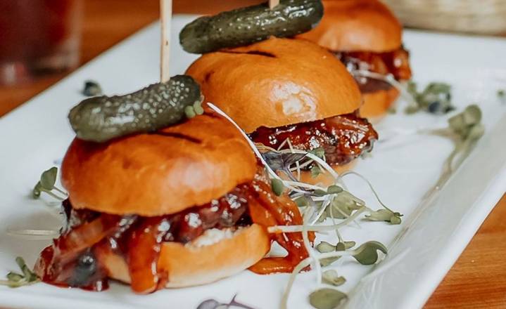 Mini-burgers de bison (3) / Mini bison burger (3)