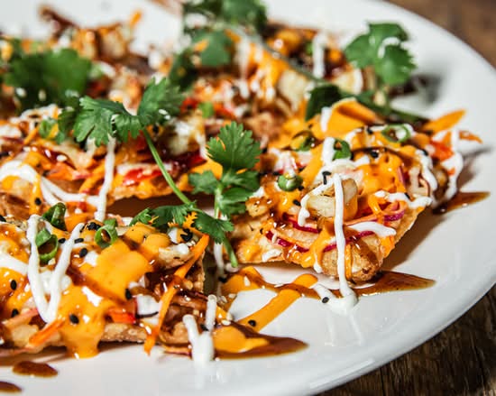 Asian Wonton Nachos