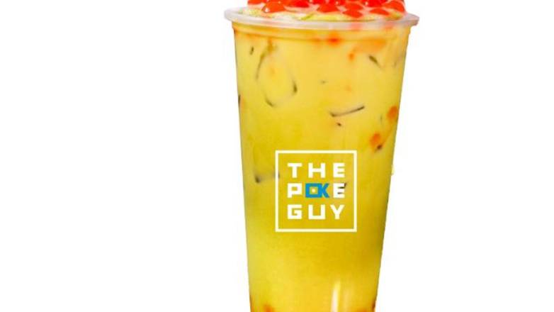 Berry Matcha Milk Tea