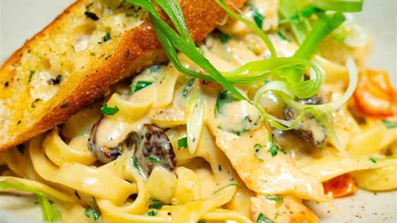 Rockefeller Chicken Fettuccine