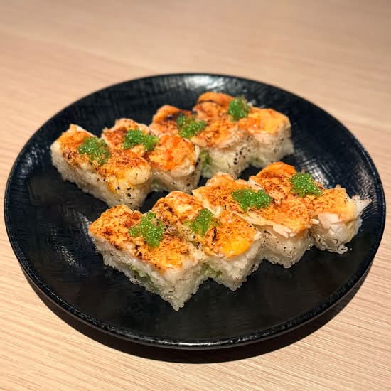 Aburi Ebi Shrimp Sushi (Torched)
