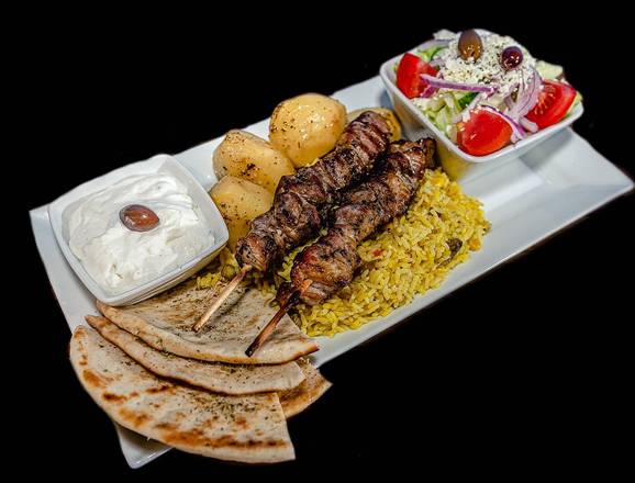 Pork Souvlaki Dinner