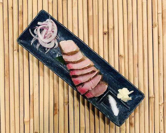 Smoky Hay Yellowtail Sashimi