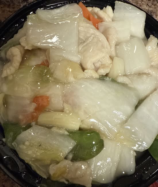 Chicken with Chinese Veg. (Bok Choy)