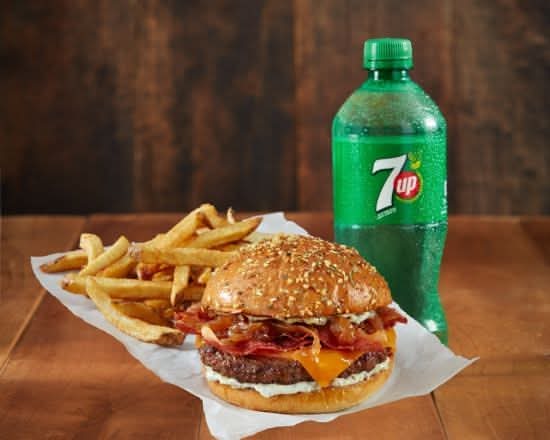 Garlic Flame Stack Burger Combo