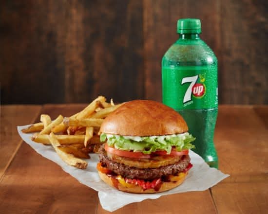 Blazing Pineapple Burger Combo