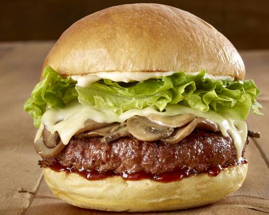Swiss & Shroom Melt Burger