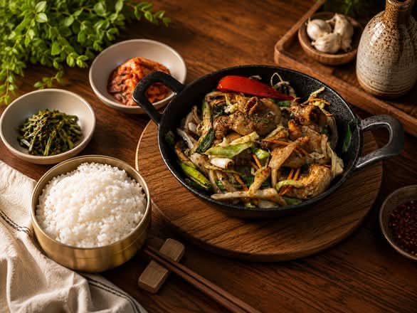 Garlic Soy Marinated Pork Bulgogi
