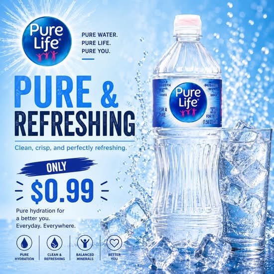 Bottle Water (Pure Life)