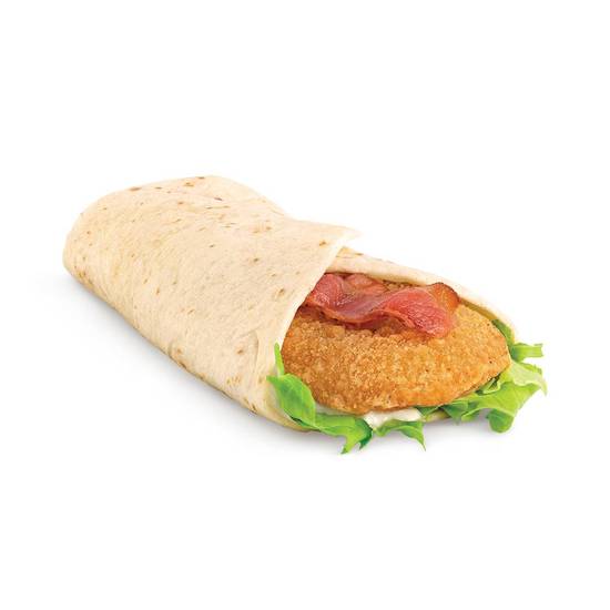 Wrap Au Poulet Avec Bacon (Bacon Chicken Wrap)