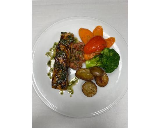 Pesto Grilled Salmon