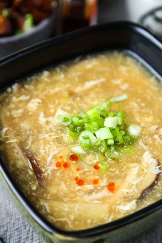 LG Mushroom Egg Drop Soup (V)