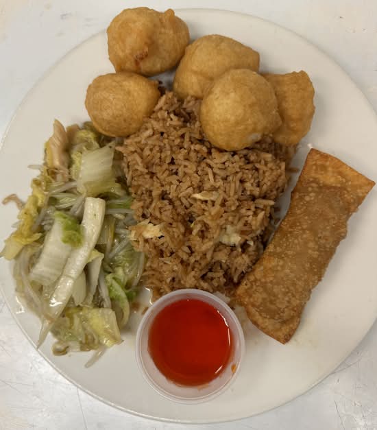 LG Combo #4 - Chow Mein & Chicken Balls