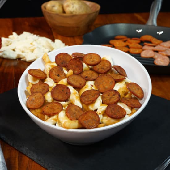 Grosse poutine merguez / Grosse poutine merguez