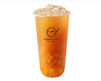 Pineapples Ice Tea W/  Lychee Jelly