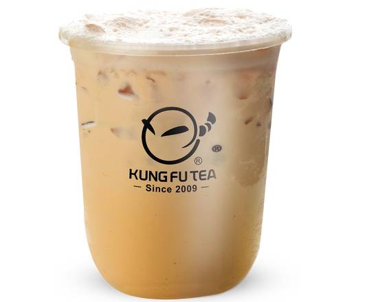 Green Milk Tea W/ Grass Jelly  L