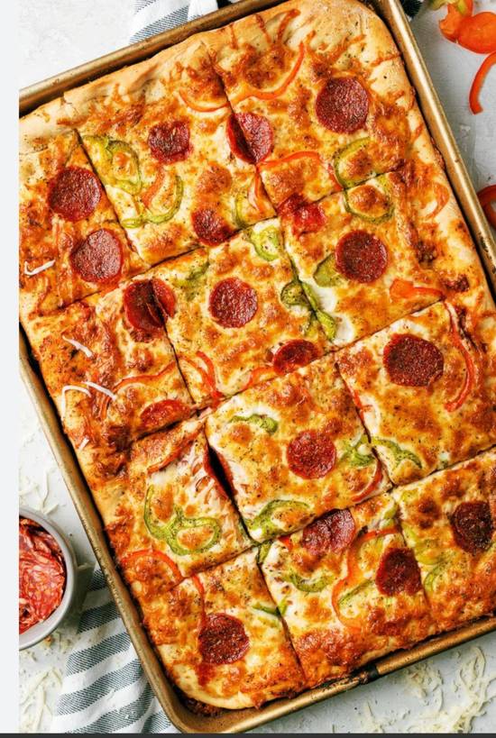 One PARTY SIZE Pizza One Topping