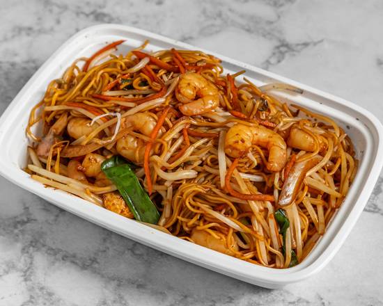 Shrimp with Thin Egg Noodle