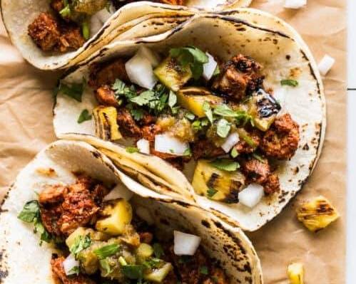 Al Pastor Chicken Tacos (Lunch 2pc)