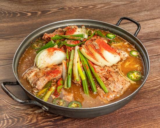 H1 - Stewed Pork Back Rib Stew / 감자탕 - Gahm Ja Tahng