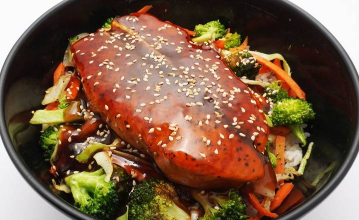 Salmon Teriyaki Don