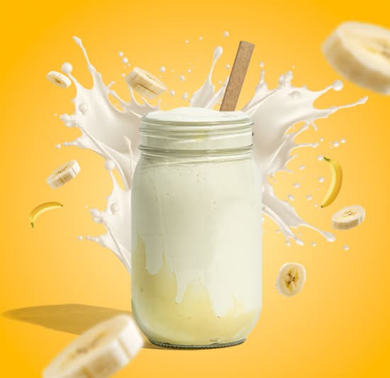 Lait Frappé Banane / Banana Milkshake