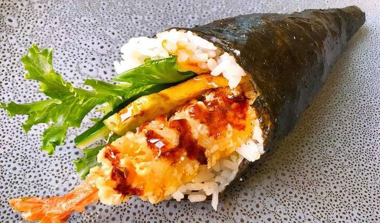 437. Tempura Shrimp Hand Roll