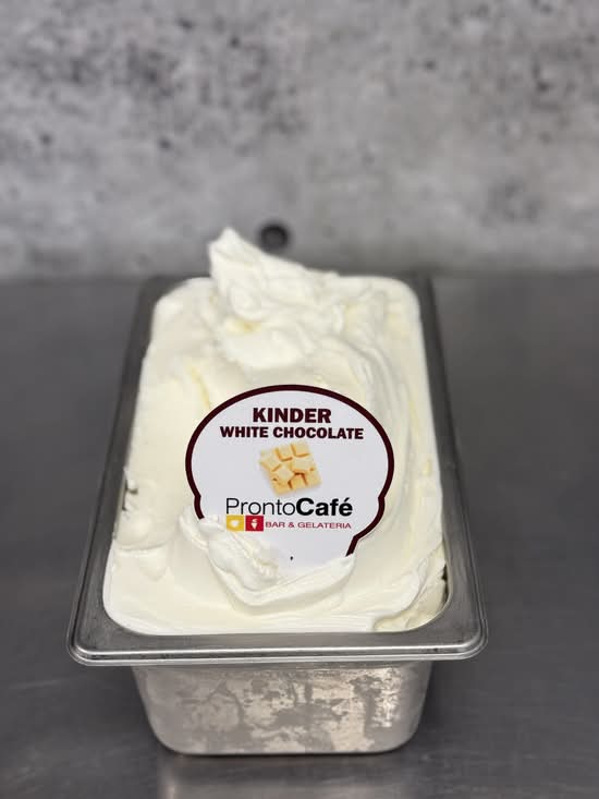 KINDER WHITE CHOCOLATE