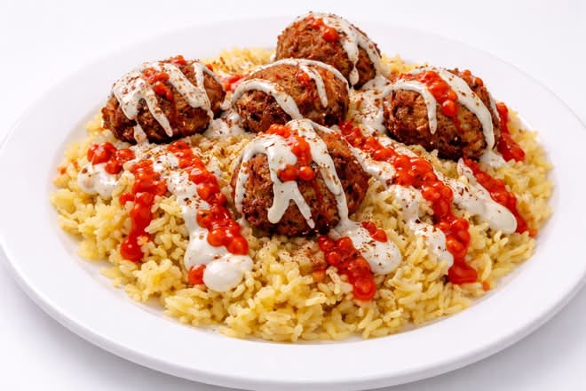 Falafel snack box