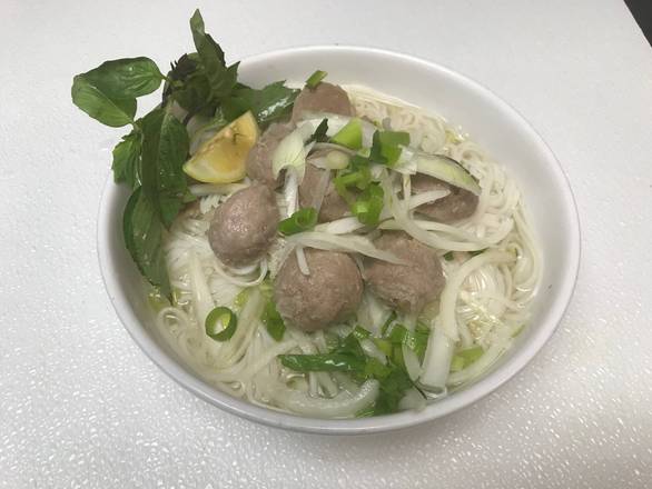 18- Phở Beef Balls - Phở Bò Viên (Bowl)