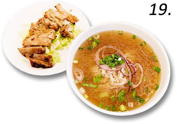 19- Phở Grilled Chicken - Phở Gà Nướng (Bowl)
