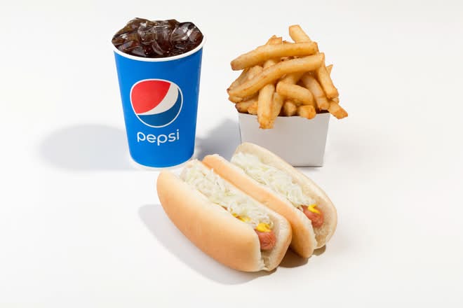2 Hot-dogs Et Frites