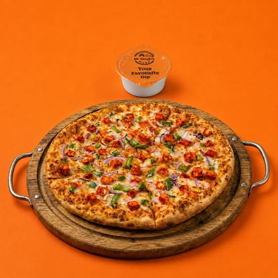 Create Your Own Pizza (1 Pizza, 4 toppings & 1 dip)