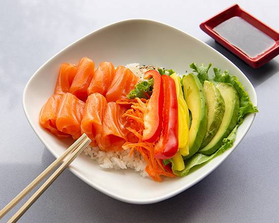 Bol de Poké au Saumon / Salmon Poke Bowl