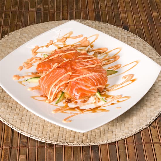 Salmon Sushi Pizza