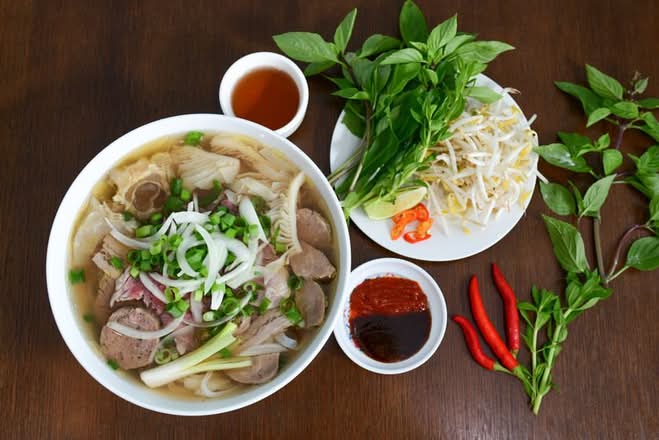 P1: House special rice noodle in soup