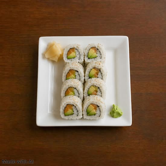 Avocado and Salmon Roll
