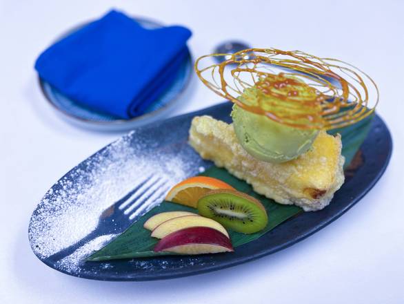 Gâteau au Fromage Tempura avec crème glacée / Tempura Cheesecake with Ice Cream