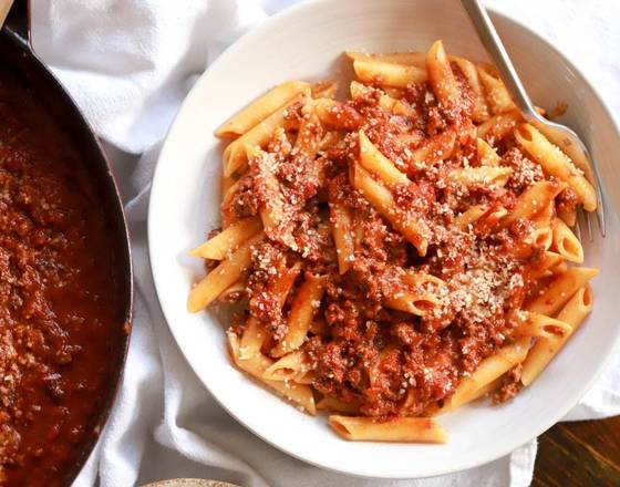 Penne with Meat Sauce
