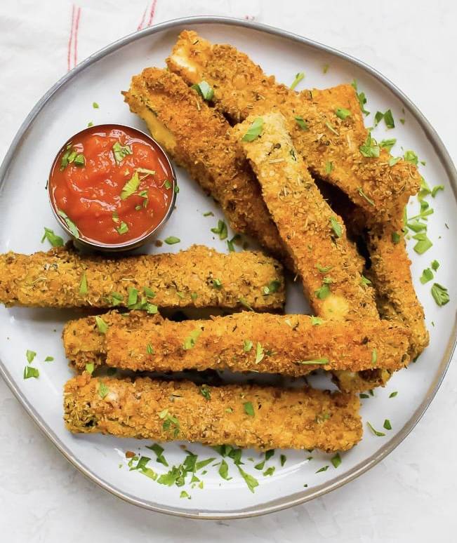 Fried breaded pickles