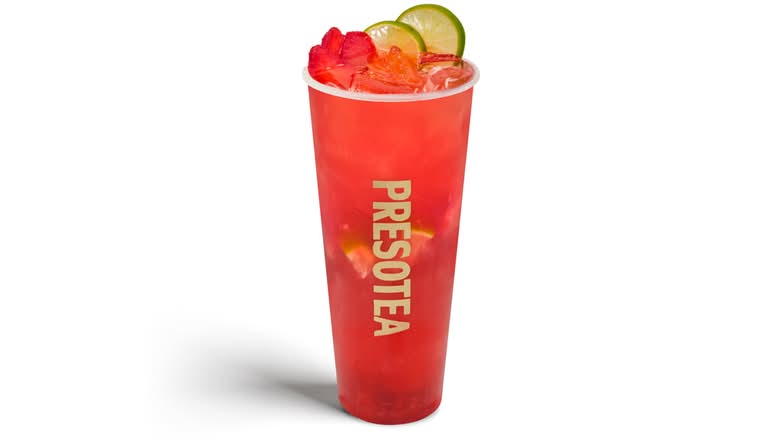 Limonade verte aux fraises / Strawberry Lime Crush Tea