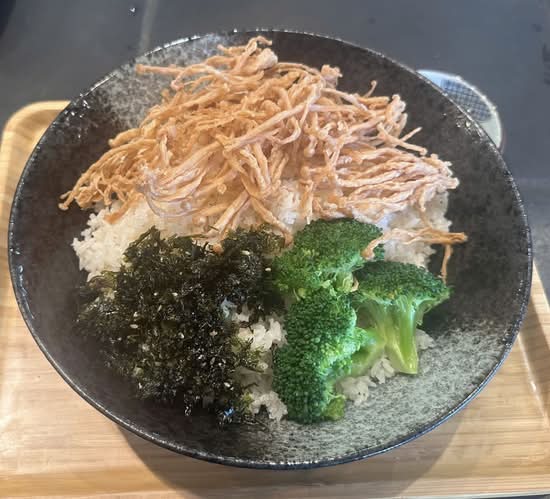 Enoki Mushroom Fried Rice