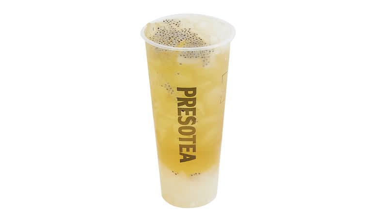 Summer Fruit Tea with Lychee Jelly & Basil Seed / Thé aux fruits d'été